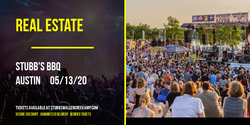 Real Estate at Stubb's BBQ tickets Real Estate at Stubb's BBQ