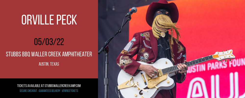 Orville Peck at Stubbs BBQ Waller Creek Amphitheater