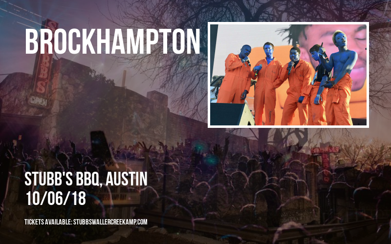Brockhampton at Stubb's BBQ tickets Brockhampton at Stubb's BBQ
