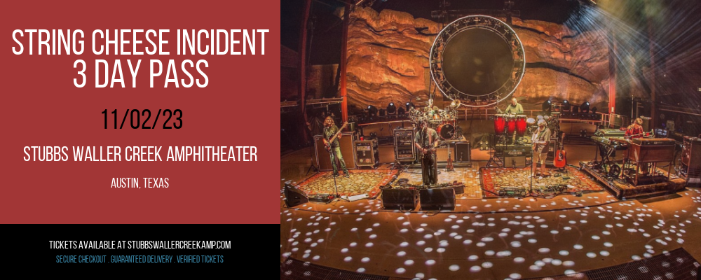 String Cheese Incident at Stubbs Waller Creek Amphitheater