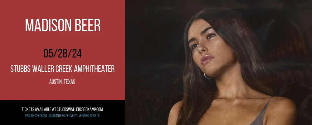 Madison Beer at Stubbs Waller Creek Amphitheater