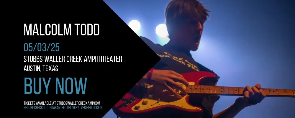 Malcolm Todd at Stubbs Waller Creek Amphitheater