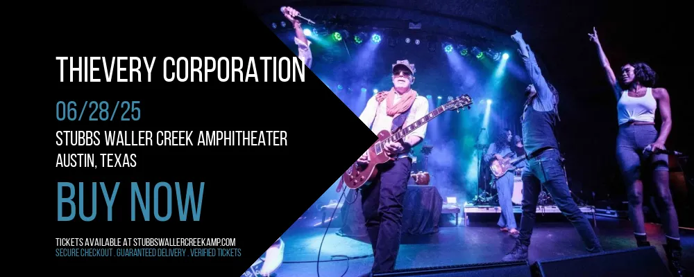 Thievery Corporation at Stubbs Waller Creek Amphitheater