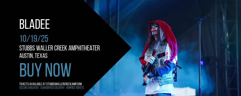 Bladee at Stubbs Waller Creek Amphitheater
