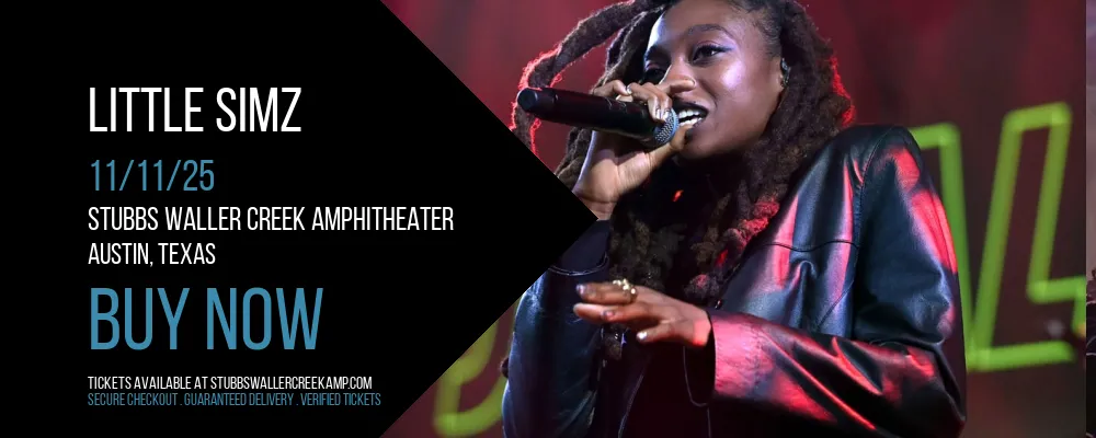 Little Simz at Stubbs Waller Creek Amphitheater