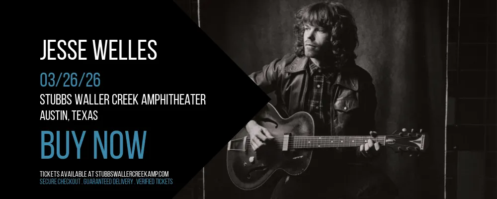 Jesse Welles at Stubbs Waller Creek Amphitheater
