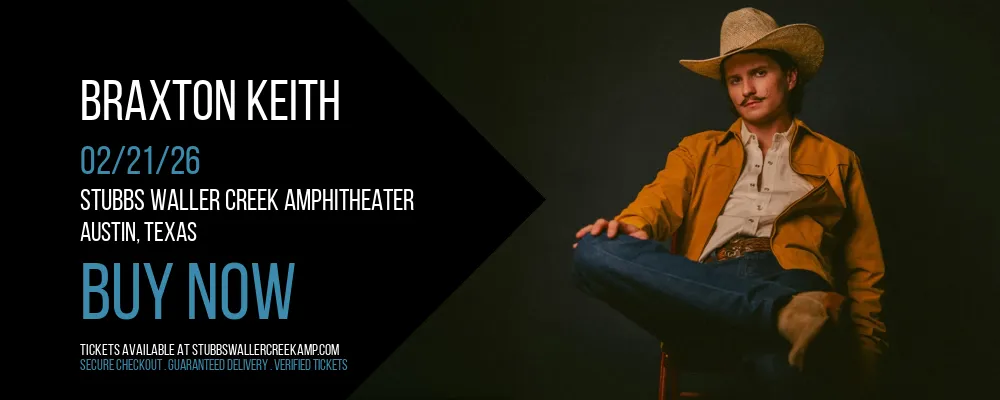 Braxton Keith at Stubbs Waller Creek Amphitheater