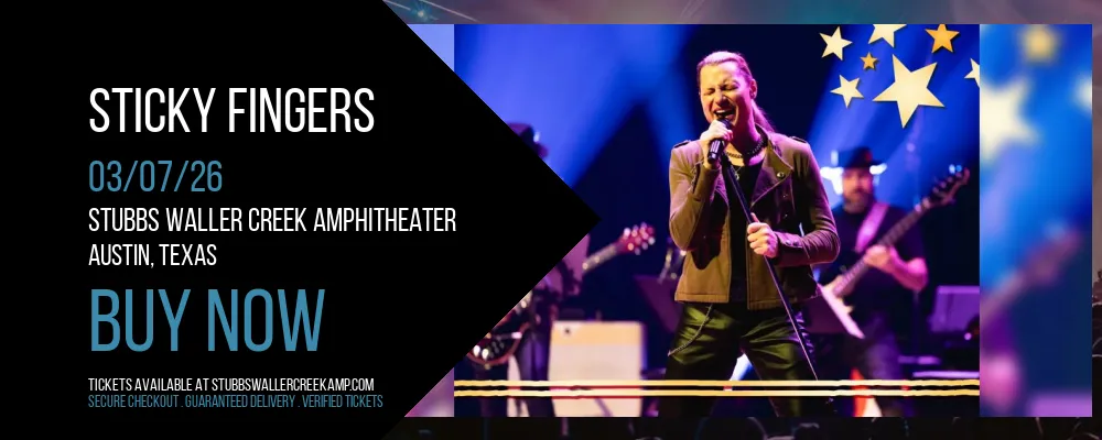 Sticky Fingers at Stubbs Waller Creek Amphitheater