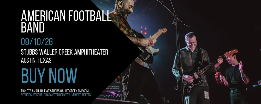 American Football at Stubbs Waller Creek Amphitheater