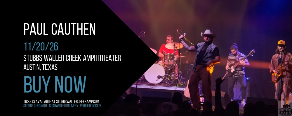 Paul Cauthen at Stubbs Waller Creek Amphitheater